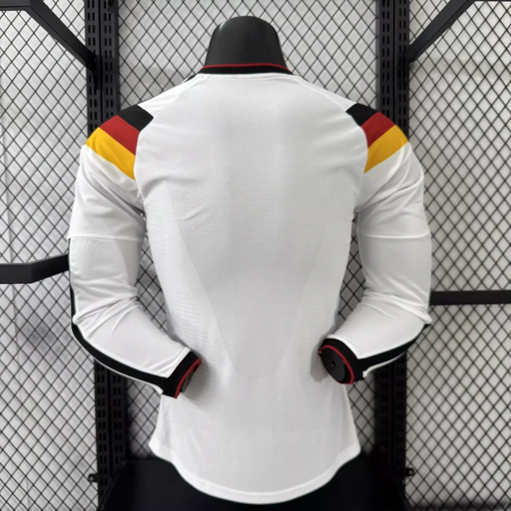 Selección de Alemania 2025/26 1ª Equipación - Versión Jugador Manga Larga Dorsal