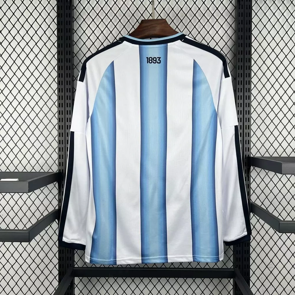 Selección de Argentina 2025/26 1ª Equipación - Versión Fan Manga Larga Dorsal