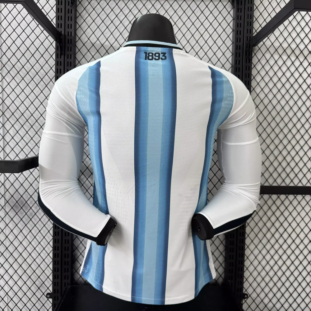Selección de Argentina 2025/26 1ª Equipación - Versión Jugador Manga Larga Dorsal