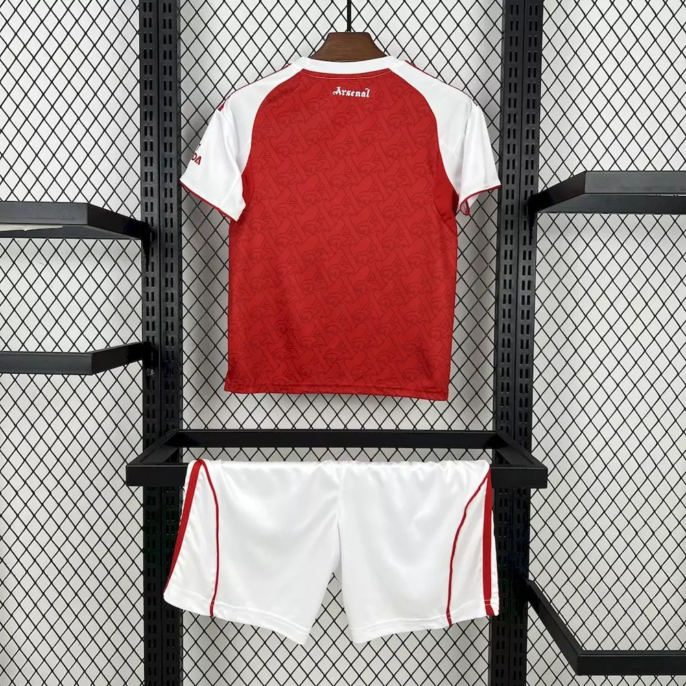 Arsenal FC 2025/26 1ª Equipación - Kit Infantil Dorsal