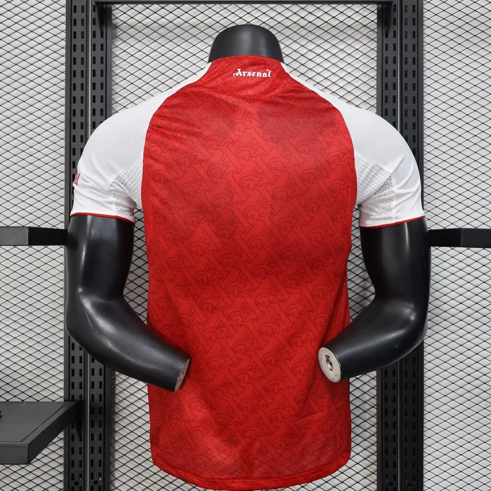 Arsenal FC 2025/26 1ª Equipación - Versión Jugador Dorsal