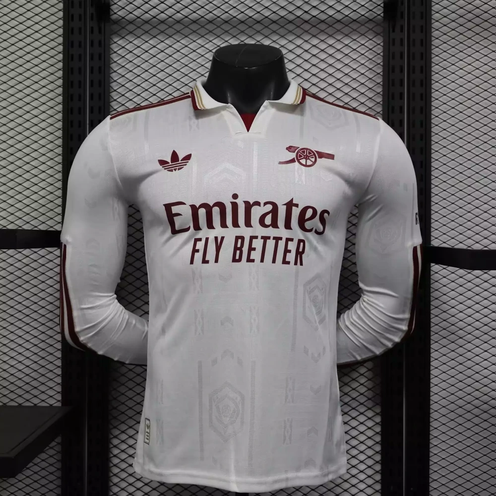 Arsenal FC 2025/26 3ª Equipación - Versión Jugador Manga Larga