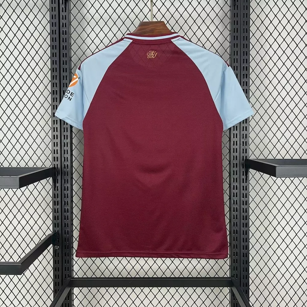 Aston Villa 2025/26 1ª Equipación - Versión Fan Dorsal