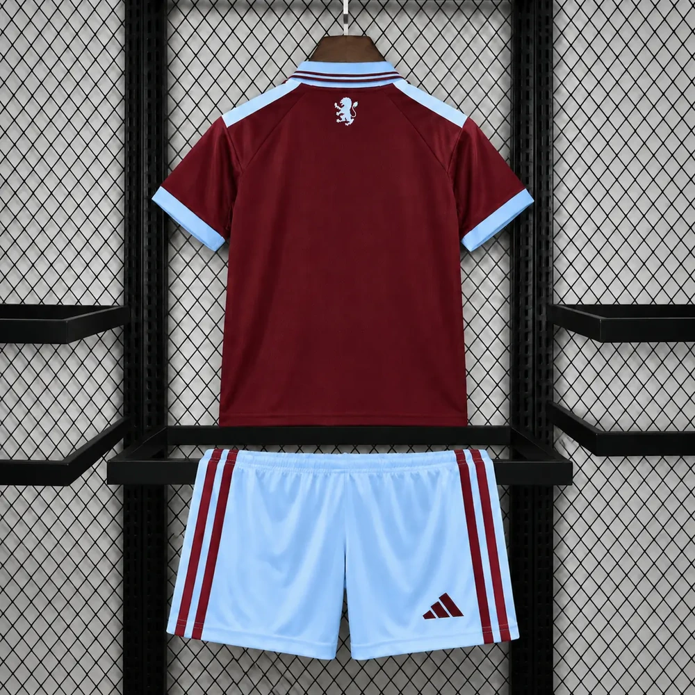 Aston Villa 2026/27 1ª Equipación - Kit Niño Dorsal