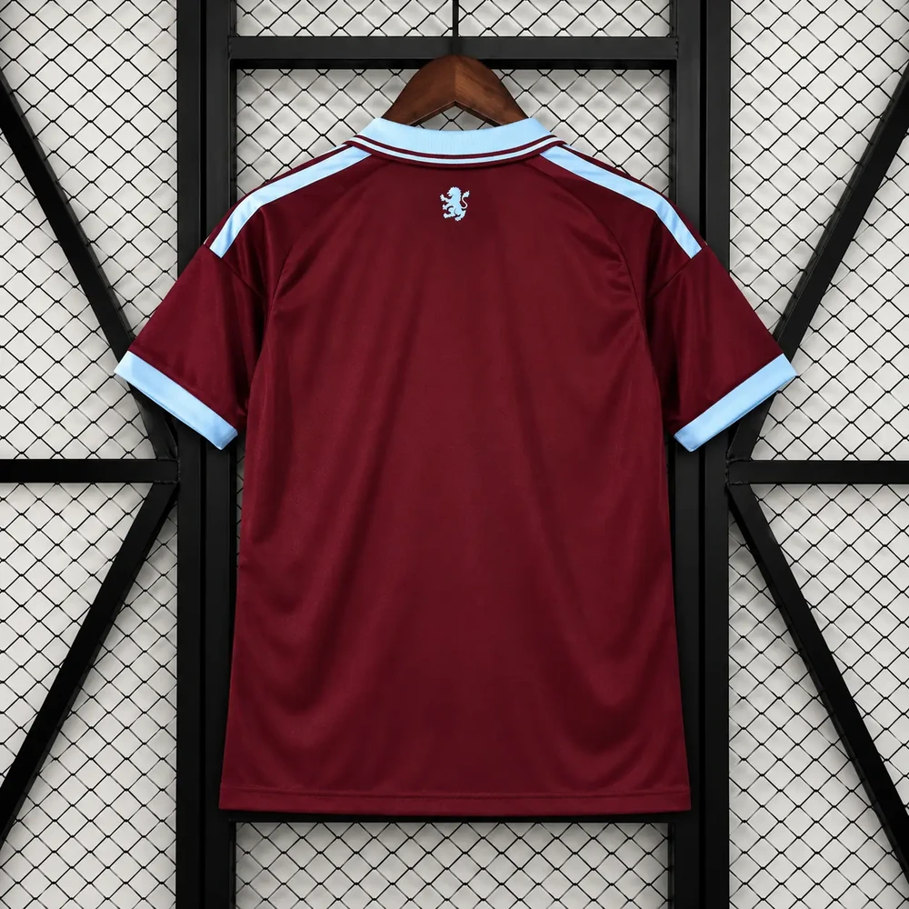 Aston Villa 2026/27 1ª Equipación - Versión Jugador Manga Larga Dorsal
