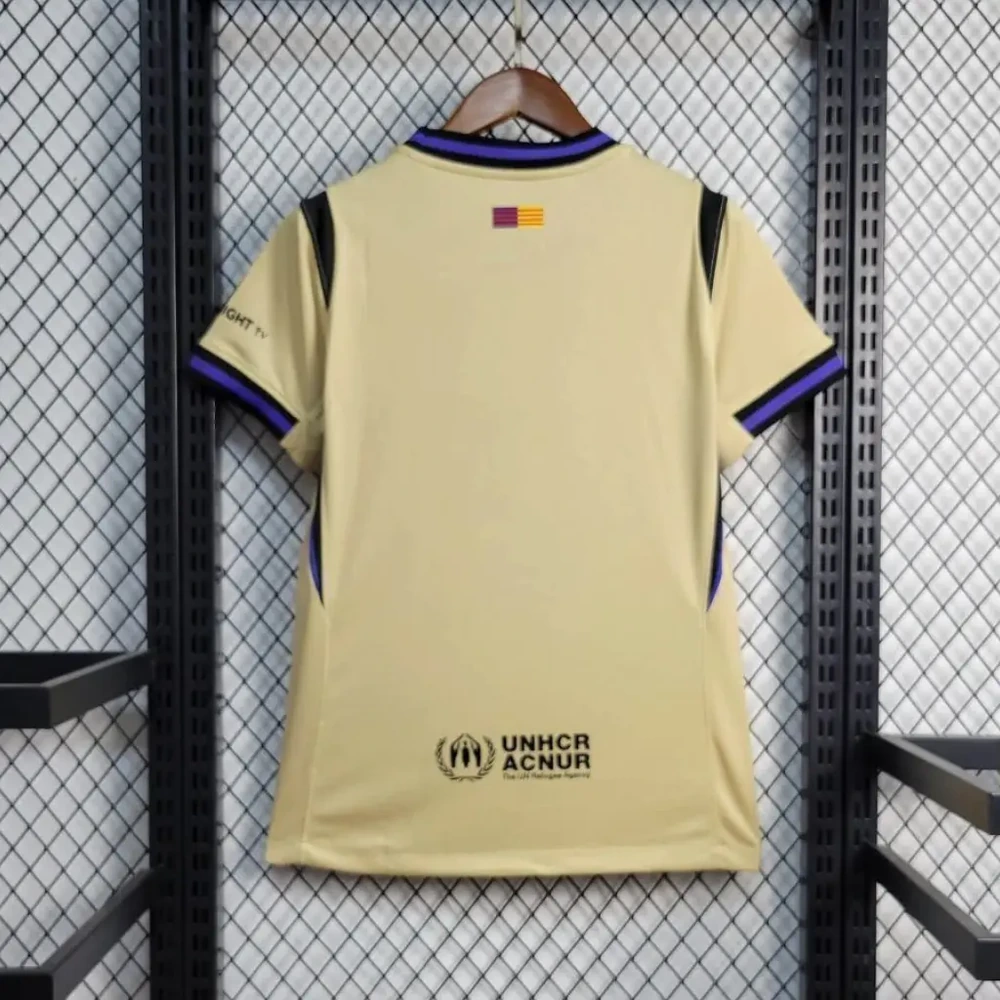 FC Barcelona 2025/26 2ª Equipación - Versión Fan Mujer Dorsal