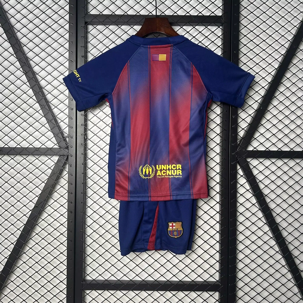 FC Barcelona 2025/26 1ª Equipación - Kit Niño Dorsal