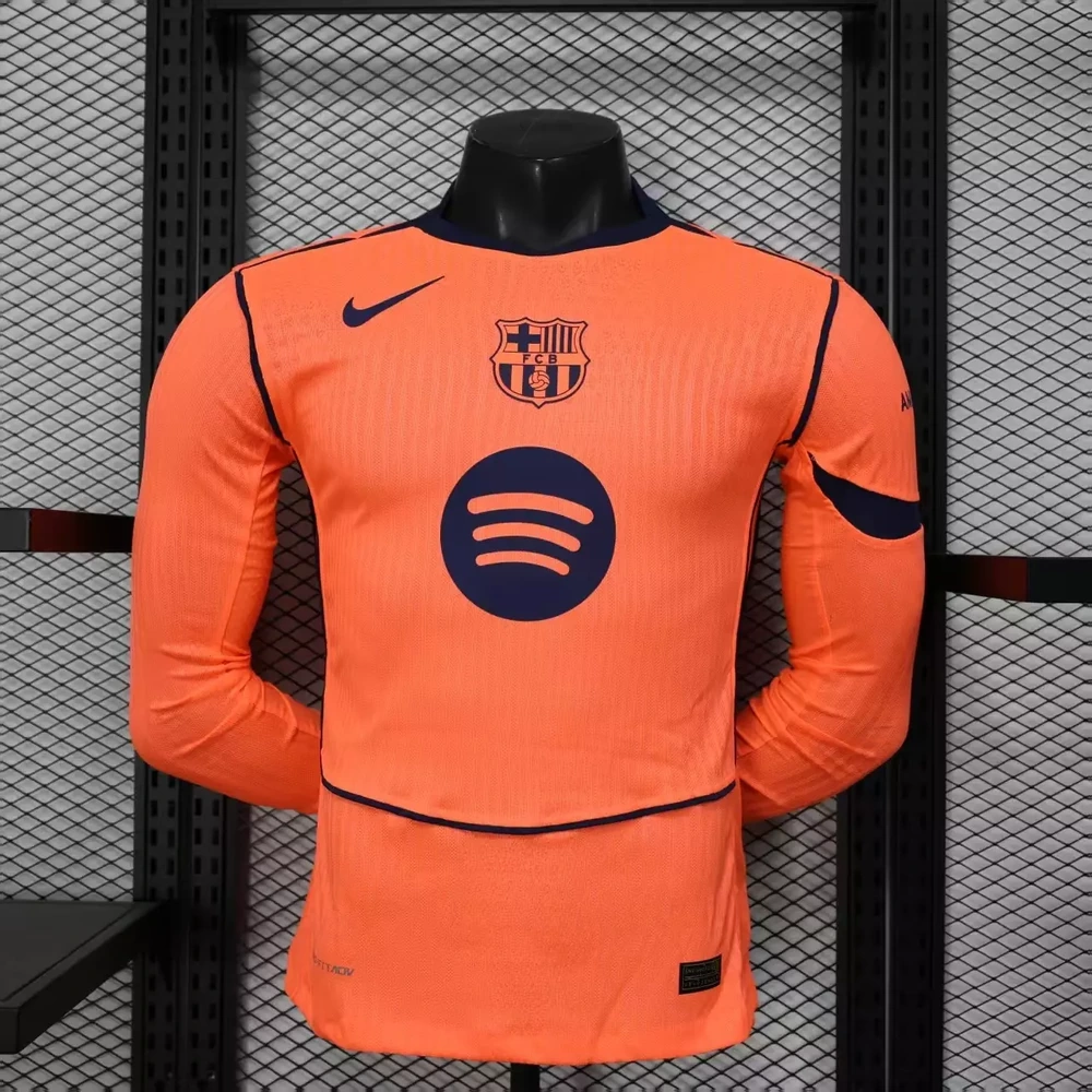 FC Barcelona 2025/26 3ª Equipación - Versión Jugador Manga Larga