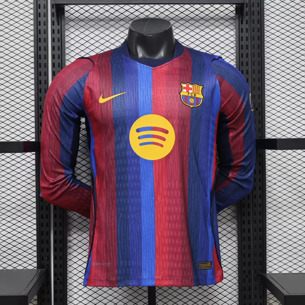 FC Barcelona 2026/27 1ª Equipación - Versión Jugador Manga Larga