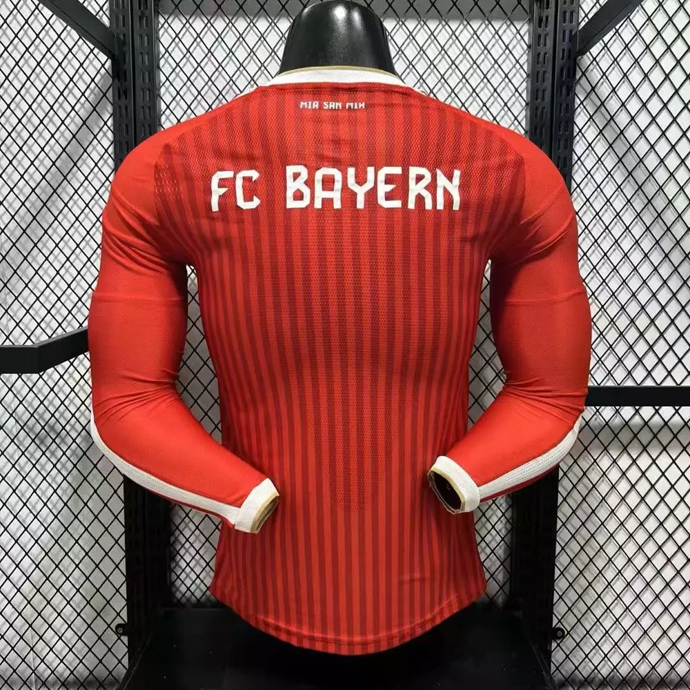 Bayern Munich 2026/27 1ª Equipación - Versión Jugador Manga Larga Dorsal