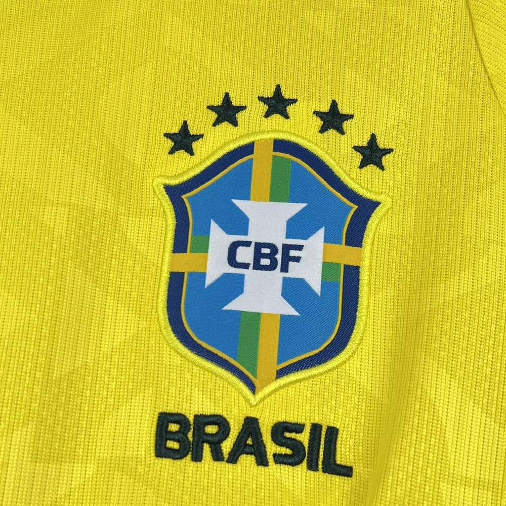 Selección de Brasil 2025/26 1ª Equipación - Versión Jugador Manga Larga vista 3