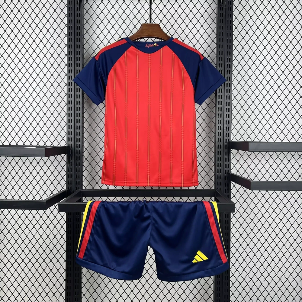 Selección de España 2025/26 1ª Equipación - Kit Infantil Dorsal