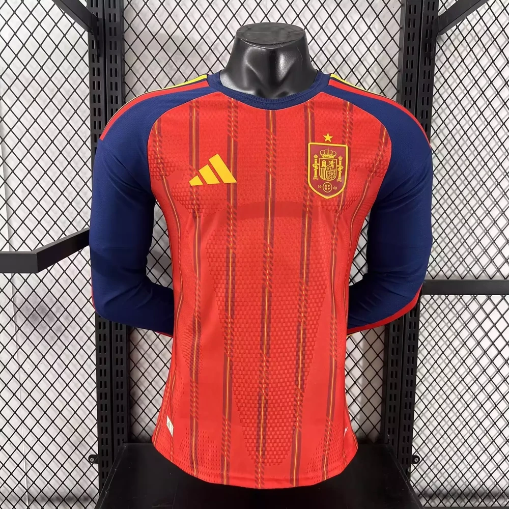 Selección de España 2025/26 1ª Equipación - Versión Jugador Manga Larga
