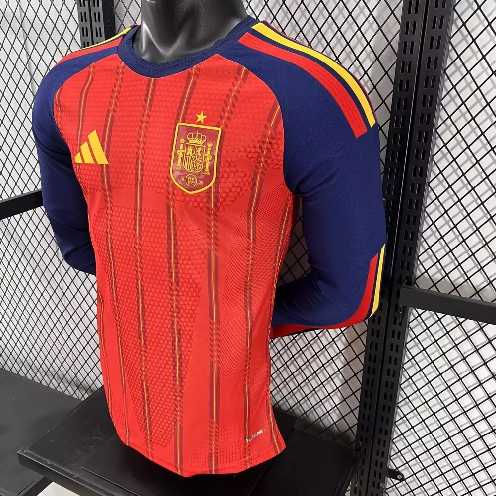 Selección de España 2025/26 1ª Equipación - Versión Jugador Manga Larga vista 4
