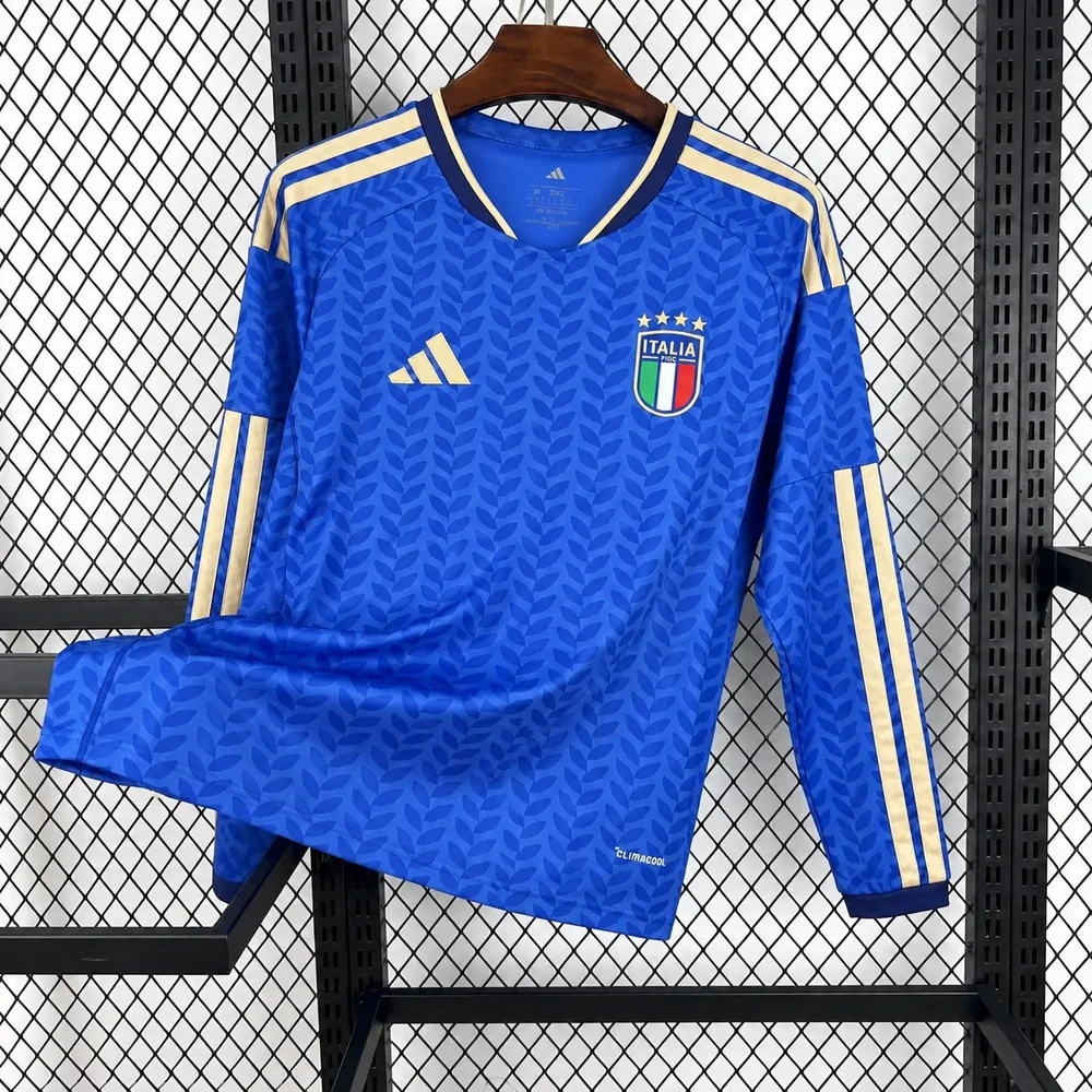 Selección de Italia 2025/26 1ª Equipación - Versión Fan Manga Larga