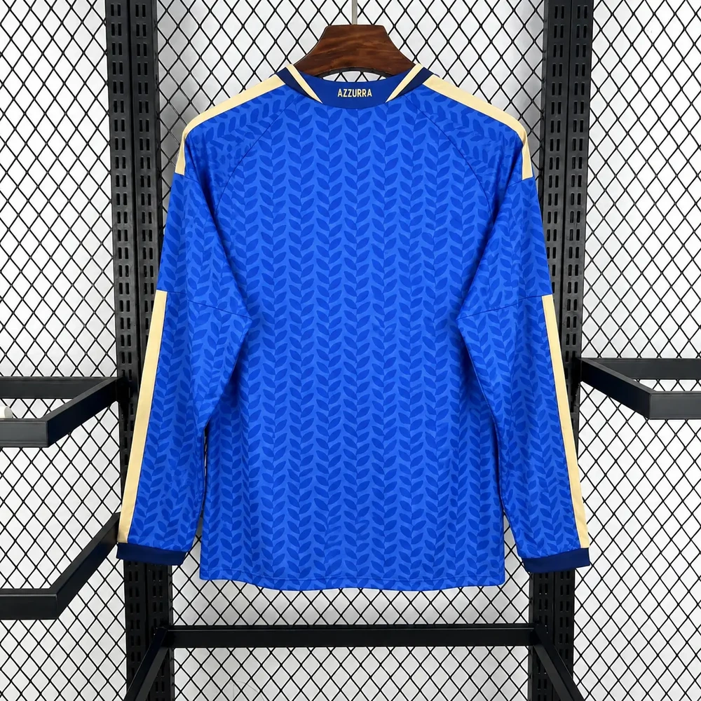 Selección de Italia 2025/26 1ª Equipación - Versión Fan Manga Larga Dorsal