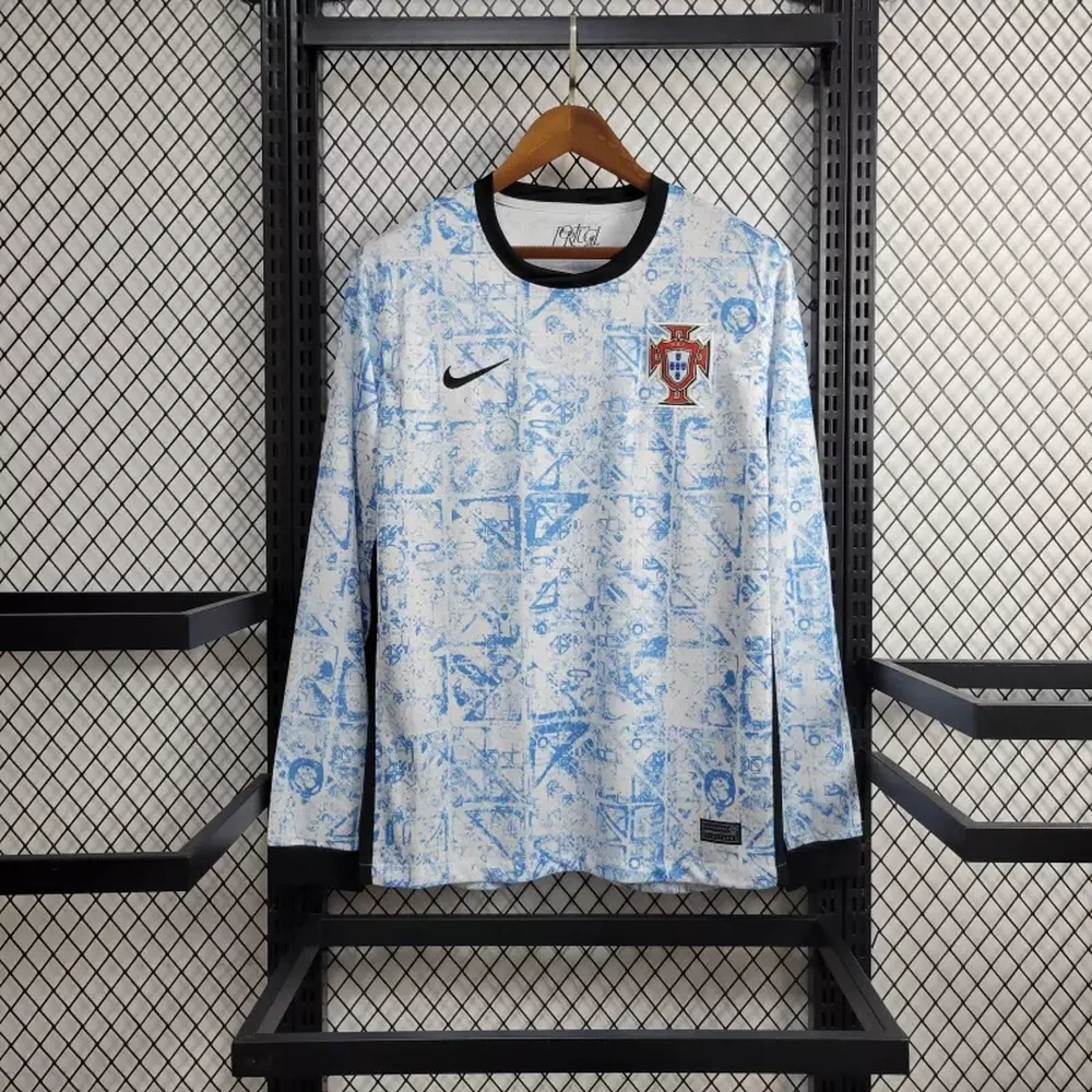 Selección de Portugal 2025/26 2ª Equipación - Versión Fan Manga Larga