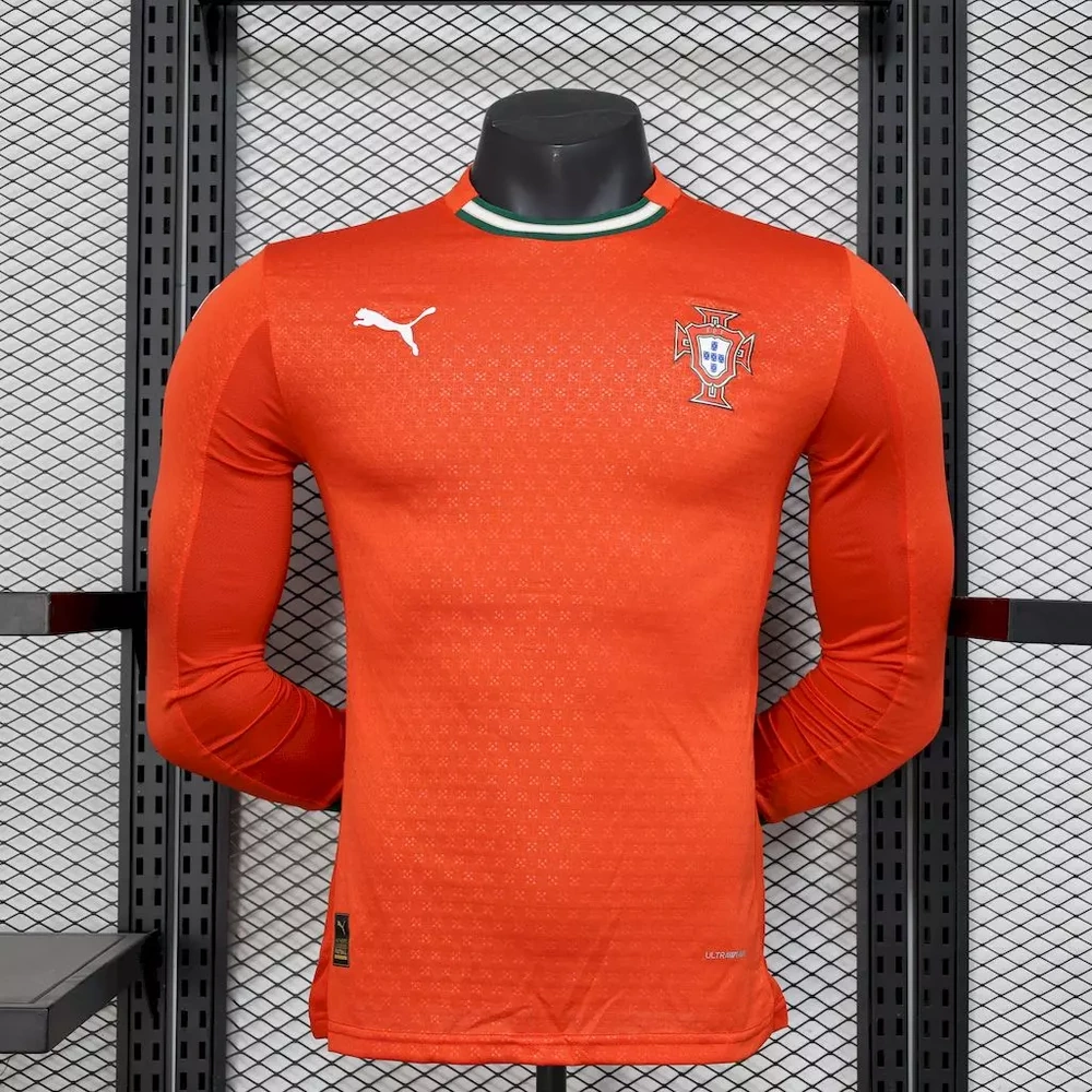 Selección de Portugal 2025/26 1ª Equipación - Versión Jugador Manga Larga