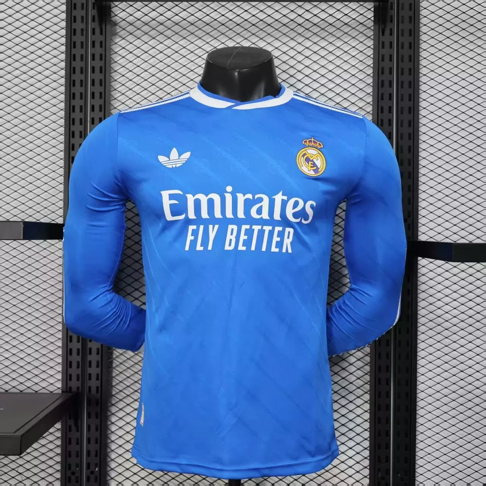 Real Madrid 2025/26 3ª Equipación - Versión Jugador Manga Larga