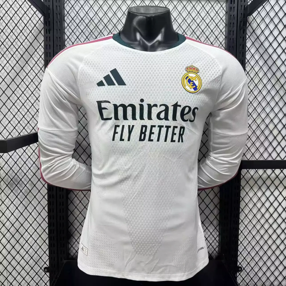 Real Madrid 2026/27 1ª Equipación - Versión Jugador Manga Larga